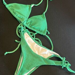 Shein green bikini